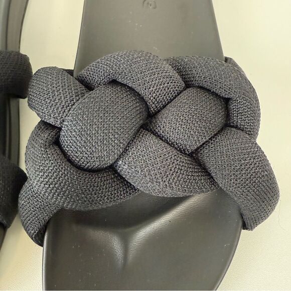 Rothy’s Black Bubble Slides Sandals Women's size 6.5 - Picture 3 of 9